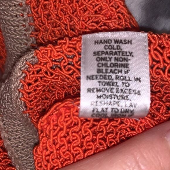 Trouve Orange Tan Mesh Crochet Dopamine Tunic Sweater Size XS - Picture 7 of 9